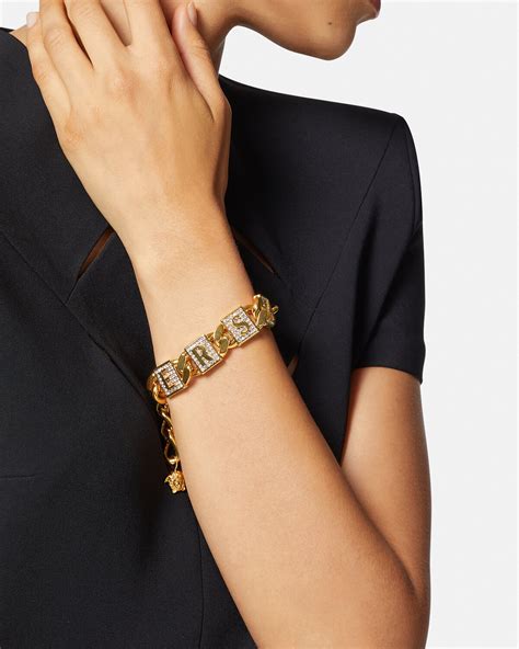versace crystal bracelet